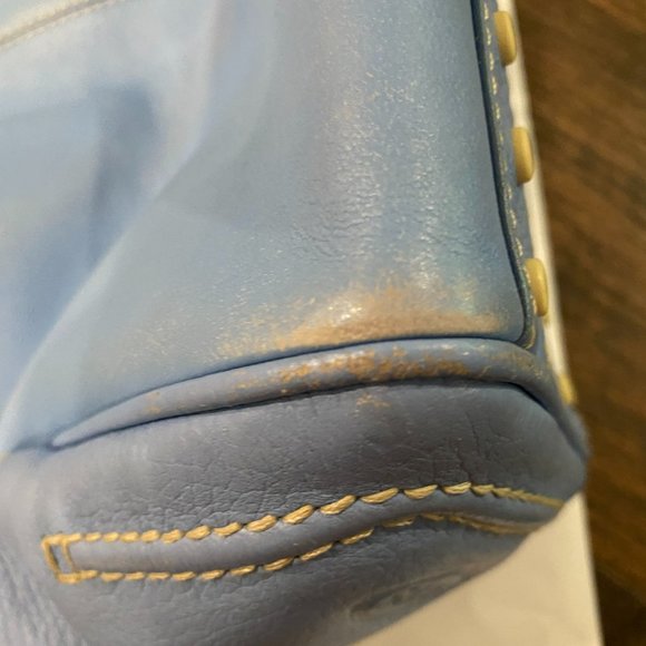 Tod's Handbag, Slate Blue, Rare Color - Picture 9 of 10